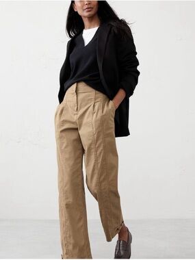 NWOT Banana Republic Pleated Chinos